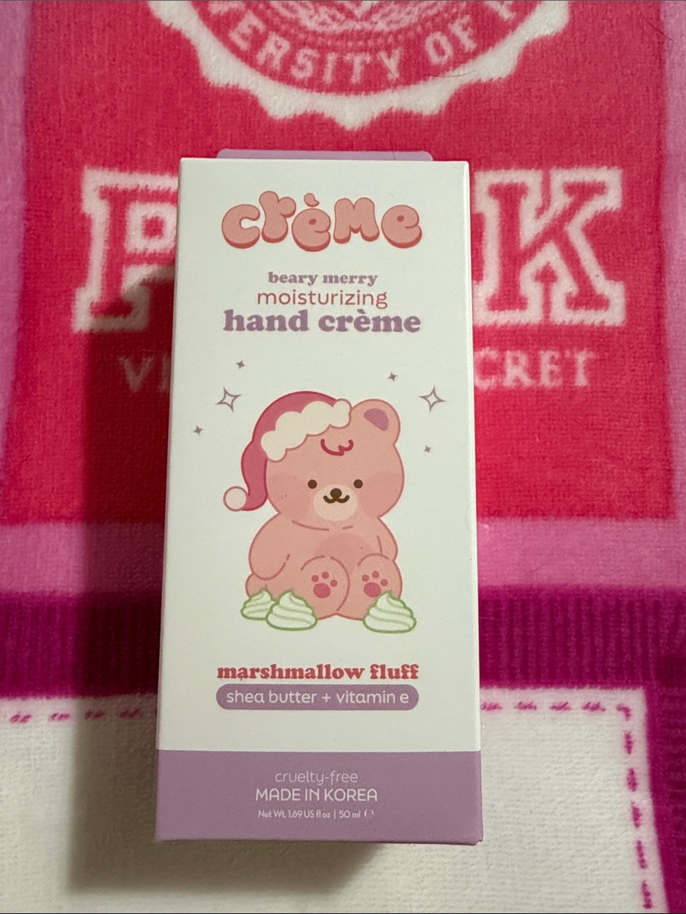 Crème Marshmallow Fluff Moisturizing Hand Crème - Pink